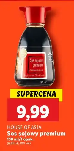 Lidl Sos sojowy premium House Of Asia oferta