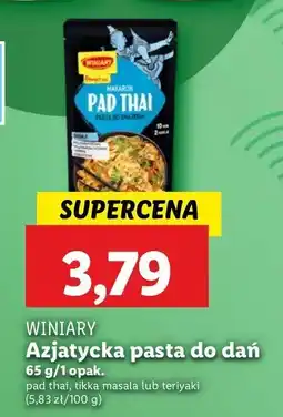 Lidl Kurczak tikka masala Winiary Pomysł Na oferta