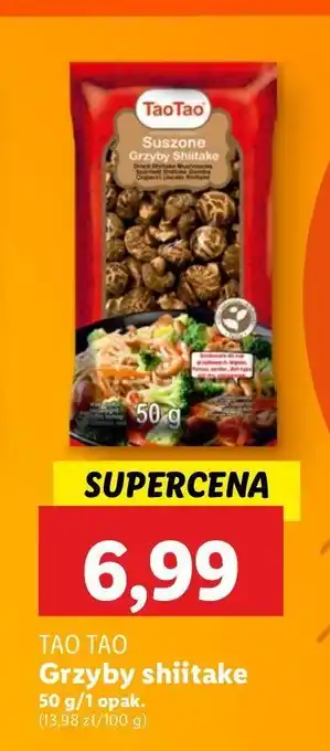 Lidl Grzyby shitake całe Tao oferta