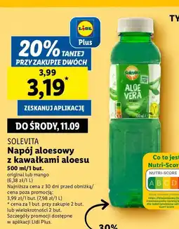 Lidl Napój aloesowy z mango Solevita oferta