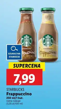 Lidl Napój classic vanilla Starbucks Frappuccino oferta