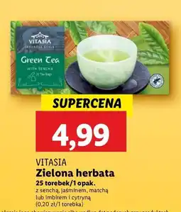 Lidl Herbata zielona Vitasia Japan oferta