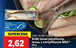 Lidl Łosoś pacyficzny tusza Targ Rybny Lidla oferta