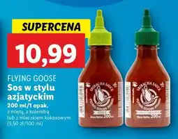 Lidl Sos kremowy miętowy Flying Goose oferta