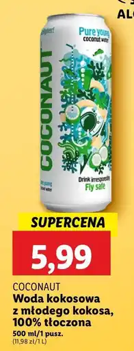 Lidl Woda kokosowa Coconaut oferta