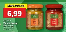 Lidl Pasta red curry Vitasia oferta