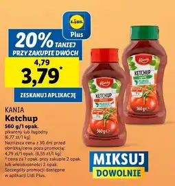 Lidl Ketchup pikantny Kania oferta