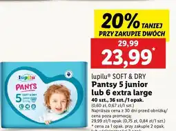 Lidl Pieluchomajtki 6 Lupilu Soft & Dry oferta