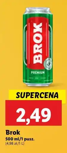 Lidl Piwo Brok Premium oferta