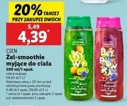 Lidl Smoothie do mycia ciała borówka Cien oferta