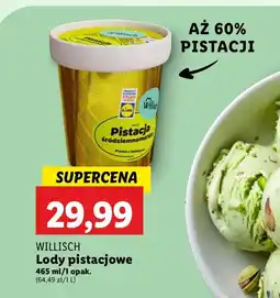 Lidl Lody pistacja kalifornijska Willisch oferta