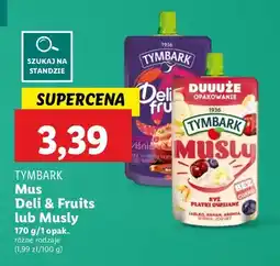 Lidl Mus ciastko wiśnia Tymbark Deli & Fruits oferta