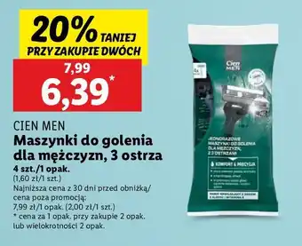 Lidl Maszynka do golenia Cien Men oferta