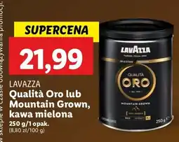 Lidl Kawa puszka Lavazza Qualita Oro Mountain Grown oferta