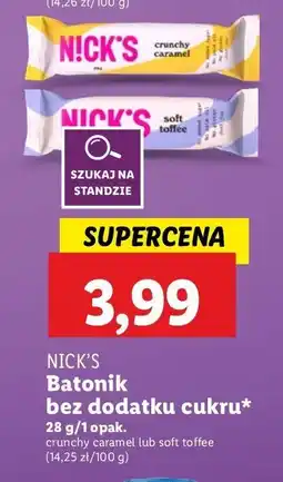 Lidl Baton soft toffee N!Ck's oferta