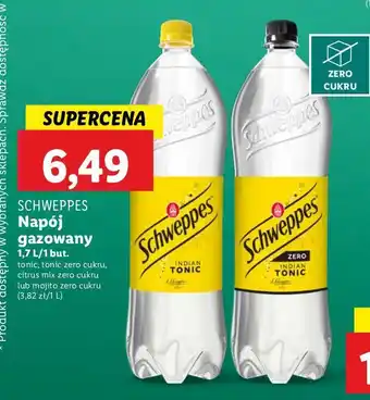 Lidl Napój citrus mix Schweppes oferta