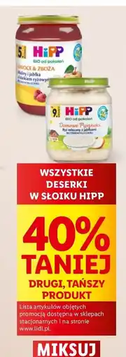 Lidl Ryż mleczny z jabłkami Hipp Domowe Pyszności oferta
