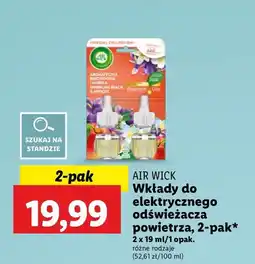 Lidl Wkład aromatyczna brzoskwinia i morela Air Wick Electric Essential Oils oferta