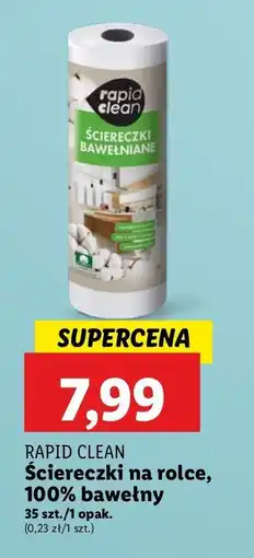 Lidl Ściereczki na rolce Rapid Clean oferta