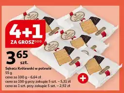 Auchan Sękacz królewski w polewie Secpol oferta