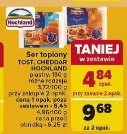 Carrefour Market Ser topiony cheddar Hochland oferta