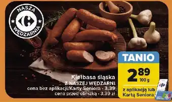 Carrefour Market Kiełbasa śląska Nasza wędzarnia carrefour oferta