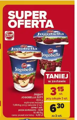 Carrefour Market Jogurt wiśnia Jogobella oferta