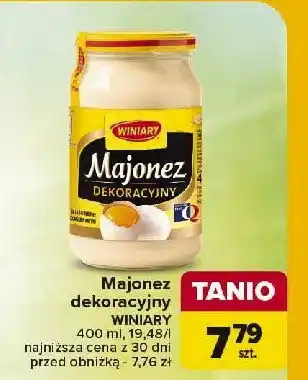 Carrefour Market Majonez dekoracyjny Winiary oferta