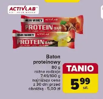 Carrefour Market Baton karmel-orzech Activlab oferta