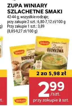 Stokrotka Zupa ogórkowa Winiary szlachetne smaki oferta