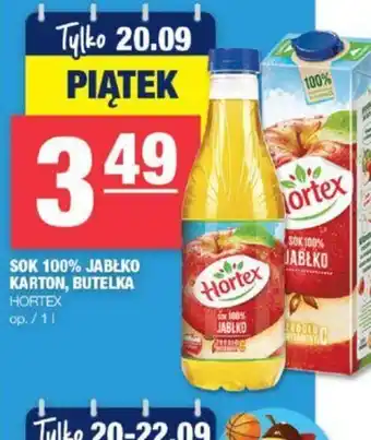 EuroSPAR Sok 100% jabłko Hortex oferta