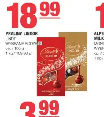 EuroSPAR Praliny Lindor oferta