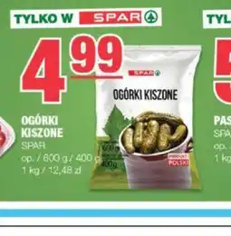 EuroSPAR Ogórki kiszone Spar oferta