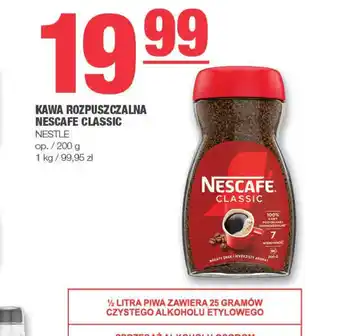 EuroSPAR Kawa rozpuszczalna Nescafe Classic oferta