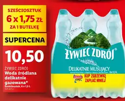 Lidl Woda delikatnie musująca Żywiec Zdrój oferta