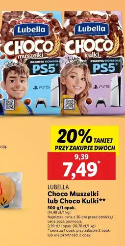 Lidl Płatki choco muszelki Lubella Mlekołaki oferta