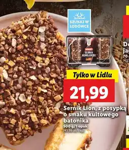 Lidl Sernik lion oferta