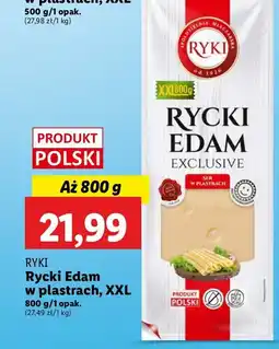 Lidl Ser rycki edam Ryki oferta