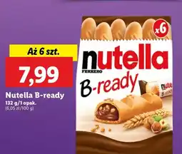 Chlebki z nadzieniem Nutella B-Ready