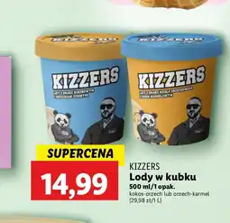 Lidl Lody kokos-orzech Kizzers oferta