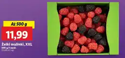 Lidl Żelki malinki oferta