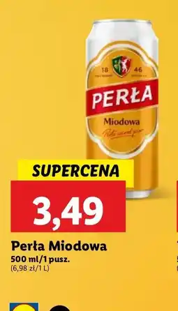 Lidl Piwo Perła Miodowa oferta