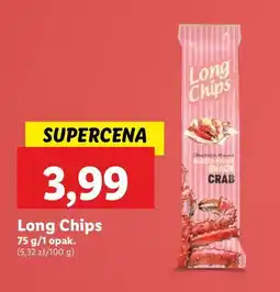 Lidl Chipsy crab Long Chips oferta