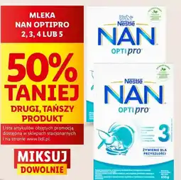 Lidl Mleko Nan Optipro oferta