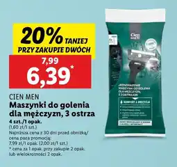 Lidl Maszynka do golenia Cien Men oferta