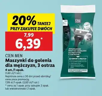 Lidl Maszynka do golenia Cien Men oferta