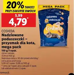 Lidl Snacki dla kota poduszeczki Coshida oferta