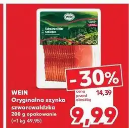 Kaufland Szynka szwarzwaldzka Wein oferta