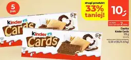 Dealz Herbatniki czekoladowe Kinder Cards oferta