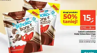 Dealz Cukierki crispy Kinder Schoko-Bons oferta